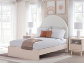 Tampa Furniture Outlet Lutz - Ashley Furniture - Wistenpine Bedroom - Full Upholstered Panel Bed / Blush - B1323B9